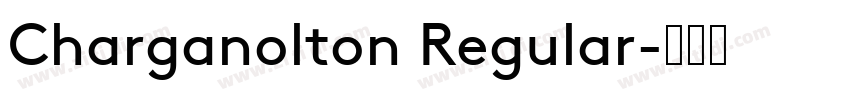 Charganolton Regular字体转换